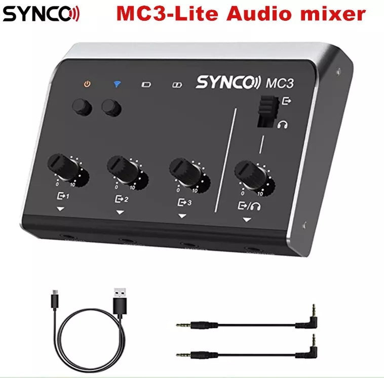 Audio And Music Mixer - Synco MC3 Lite Ses Mikseri 4