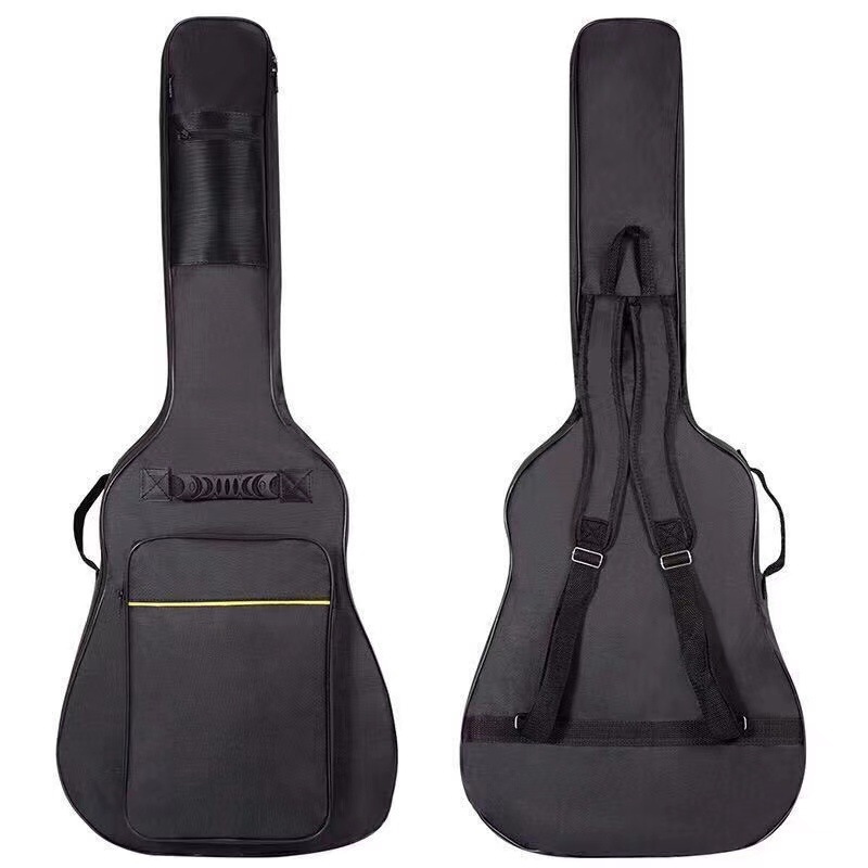 Case Guitar Gig Bag - 1 adet siyah su geçirmez çift