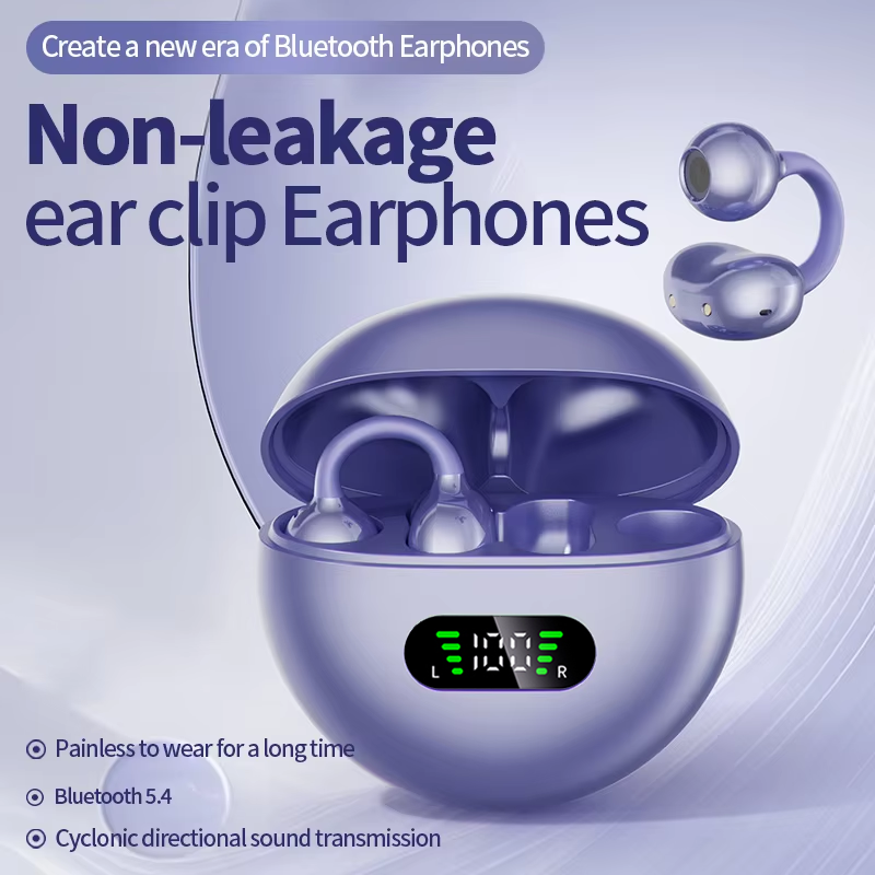 Audio Music Apple - Spor açık kulak klipsi kablosuz Bluetooth