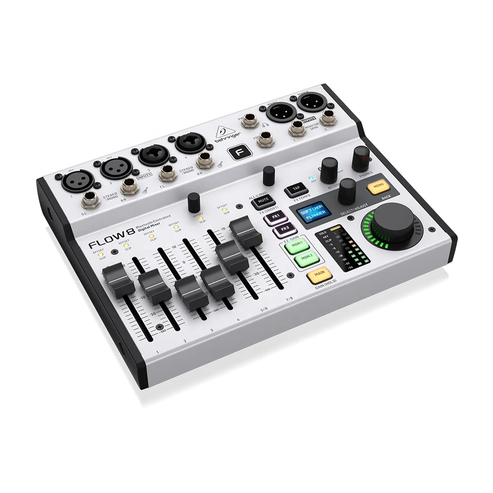 Audio And Music Mixer - Behringer Flow 8 Dijital Mikser Müzik