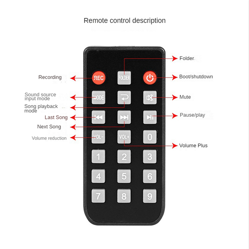 Audio Music To Mp3 - CJSD-2X Dijital Ses Çalar Bluetooth MP3