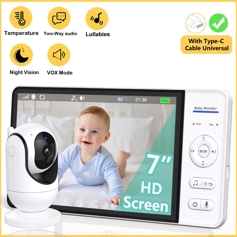 Audio Music Videos - Hiçbir WiFi 7 Inç Bebek Monitörü