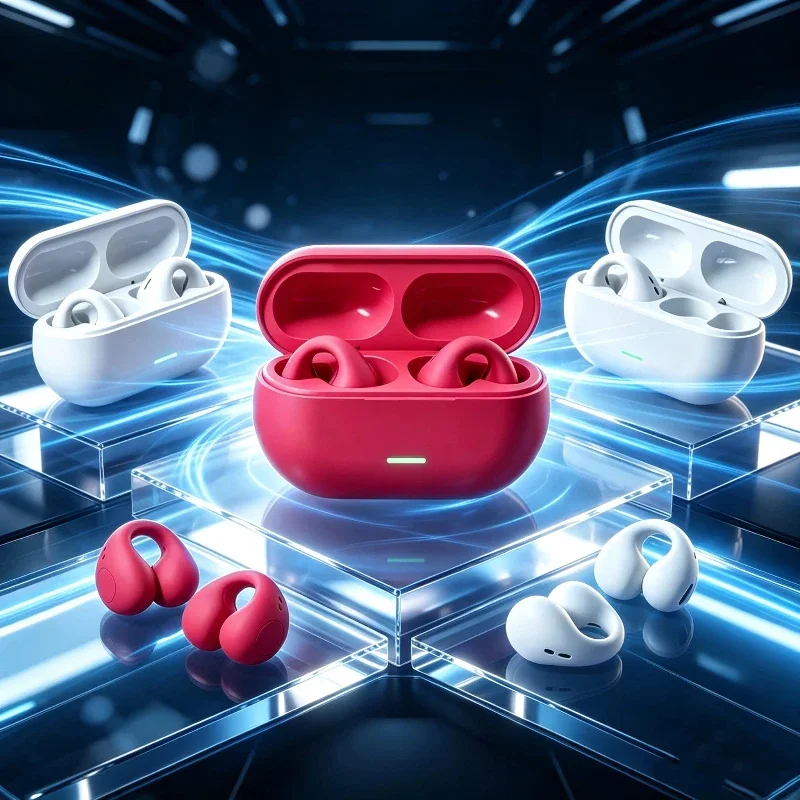 Contact Pickup Mic - T75 Bluetooth Kulaklık 5.3 Kablosuz Hava