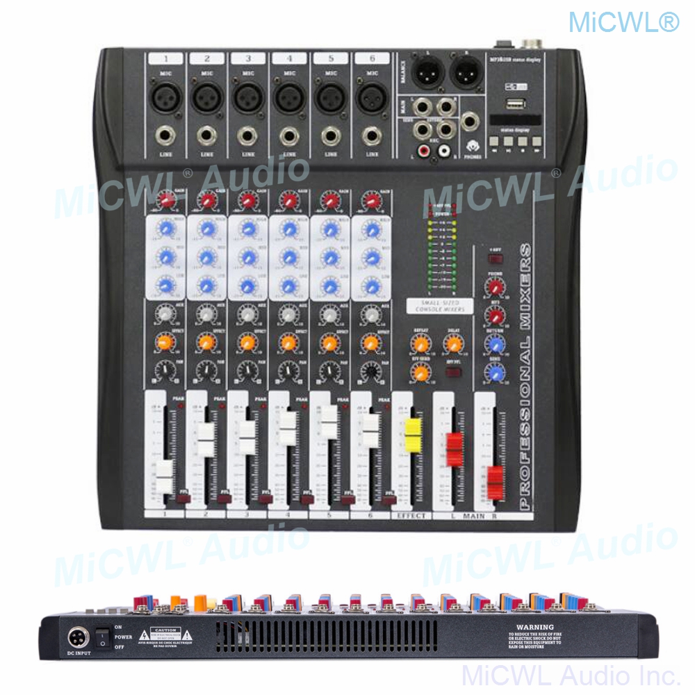 Mix Audio Music - Ses Mikseri MiCWL 6 Kanal Bluetooth