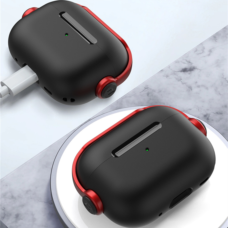 Audio Music Apple - Sevimli Müzikli Yumuşak Silikon Kulaklık Kılıfı