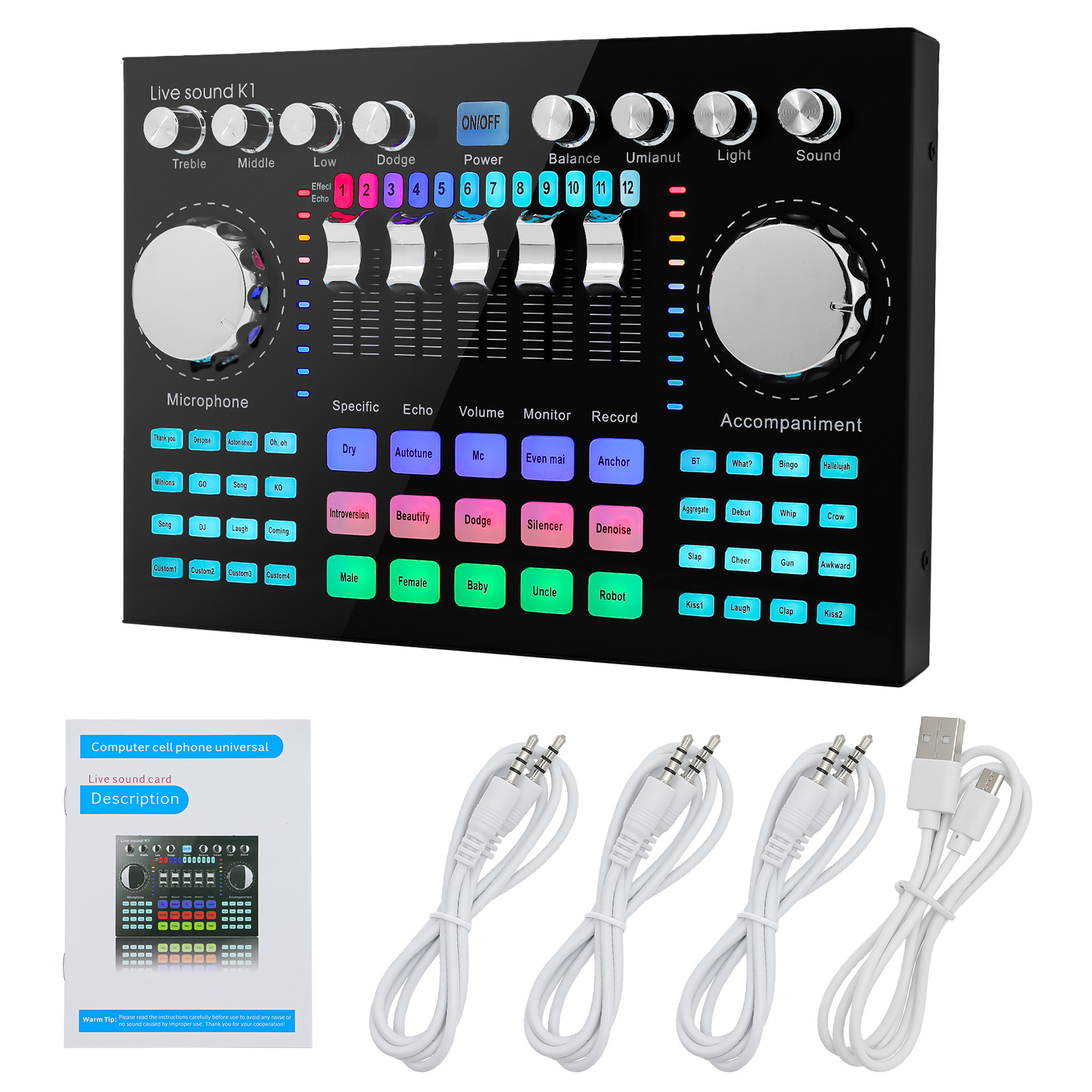 Canlı Ses Kartı Taşınabilir İn - Audio And Music Mixer incelemesi ve fiyatı
