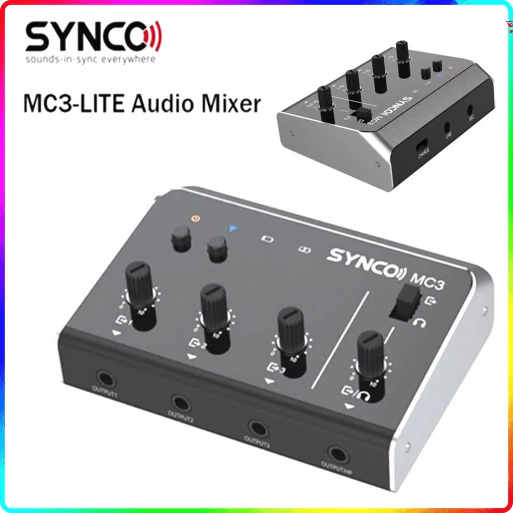 Synco MC3 Lite Ses Mikseri 4 K - Audio And Music Mixer incelemesi ve fiyatı