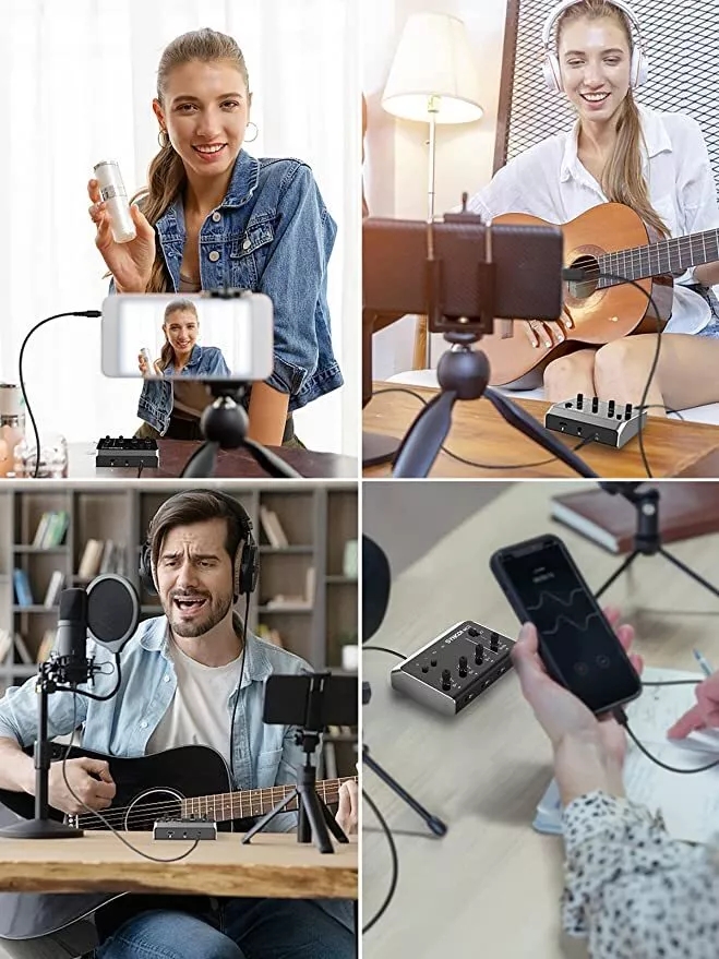 Synco MC3 Lite Ses Mikseri 4 K - Audio And Music Mixer incelemesi ve fiyatı