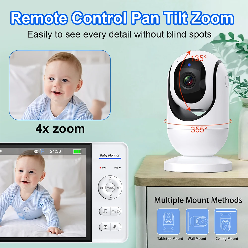 7.0'' Video Bebek Monitörü 720 - Audio Music Videos incelemesi ve fiyatı