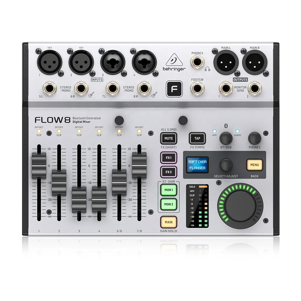 Behringer Flow 8 Dijital Mikse - Audio And Music Mixer incelemesi ve fiyatı