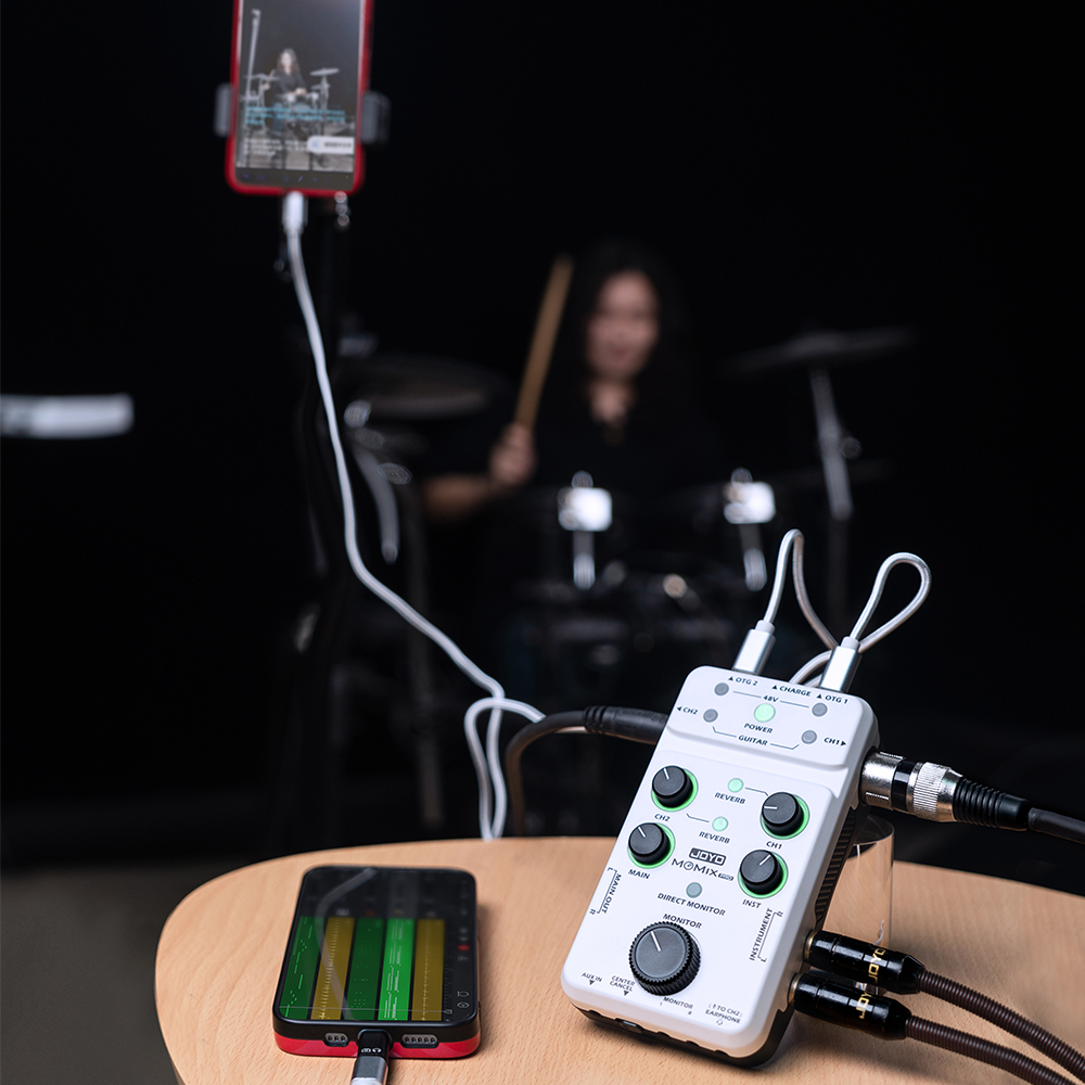 JOYO Ses Mikseri MOMIX PRO Mik - Audio And Music Mixer incelemesi ve fiyatı