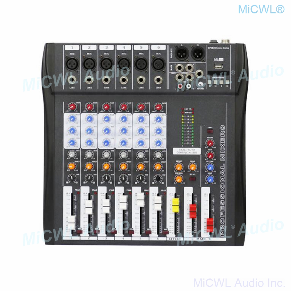 Ses Mikseri MiCWL 6 Kanal Blue - Mix Audio Music incelemesi ve fiyatı