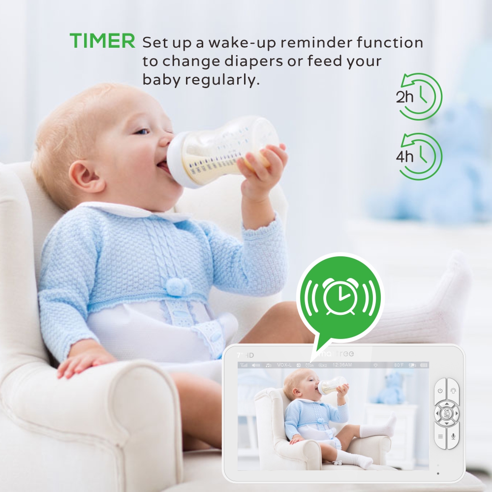7,0 inç HD Video Bebek Monitör - Audio Hd Music incelemesi ve fiyatı