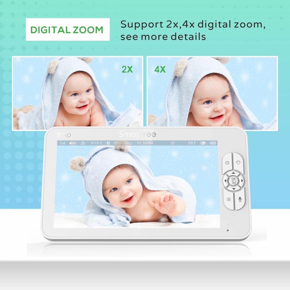 7,0 inç HD Video Bebek Monitör - Audio Hd Music incelemesi ve fiyatı