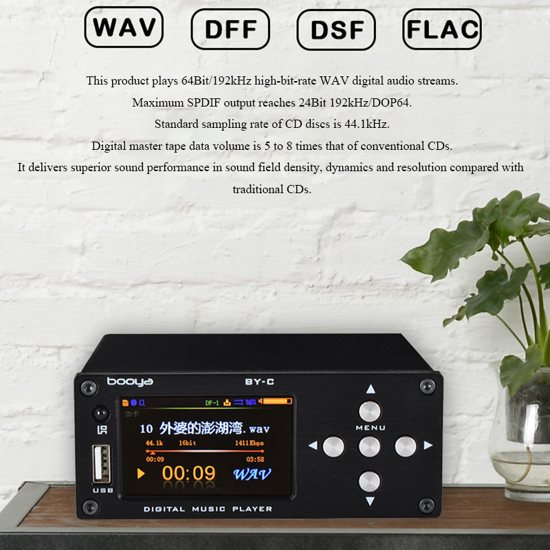 BY-C1 Kayıpsız Dijital Ses Çal - Audio Music To Mp3 incelemesi ve fiyatı